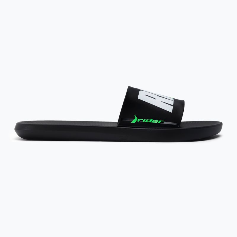Infradito RIDER Speed Graphics nero/bianco/verde da uomo 2