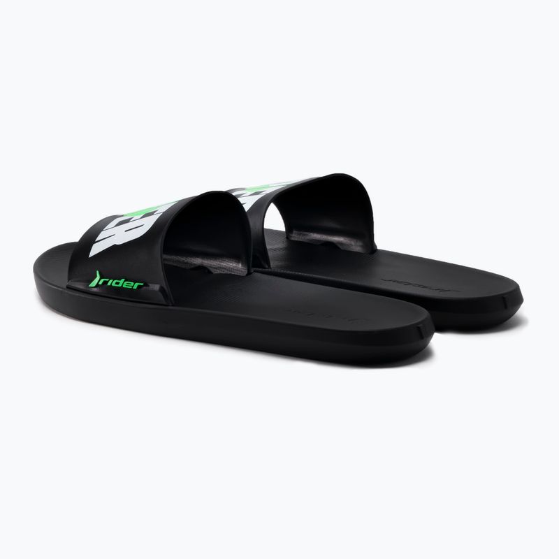 Infradito RIDER Speed Graphics nero/bianco/verde da uomo 4
