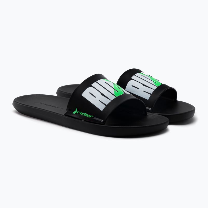 Infradito RIDER Speed Graphics nero/bianco/verde da uomo 6