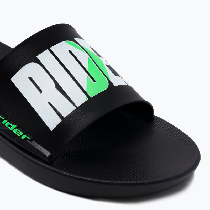 Infradito RIDER Speed Graphics nero/bianco/verde da uomo 8