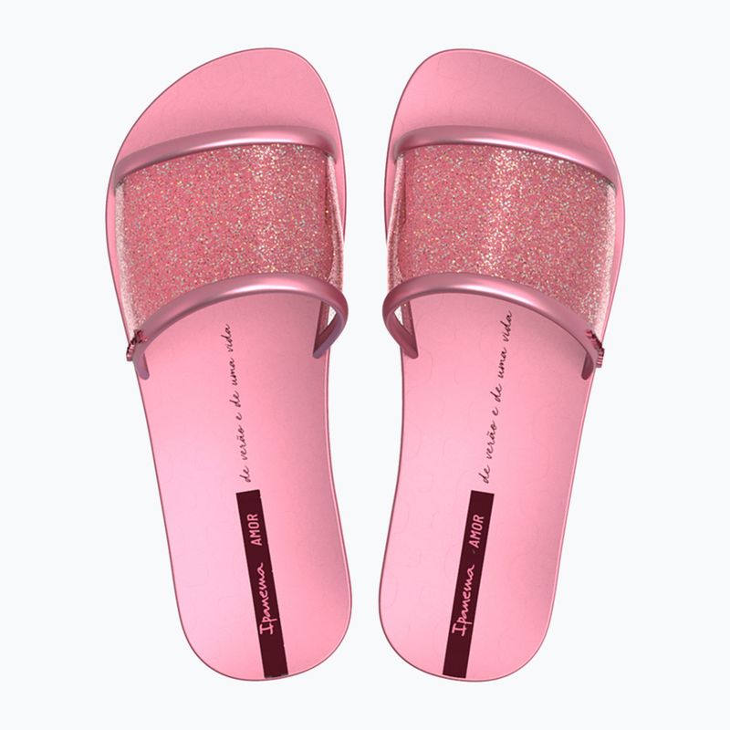 Ciabatte Ipanema Renova rosa/rosa metallizzato da donna 9