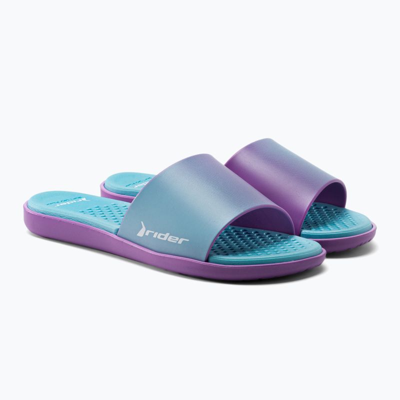 Infradito da donna RIDER Splash III Slide lilla/blu 5