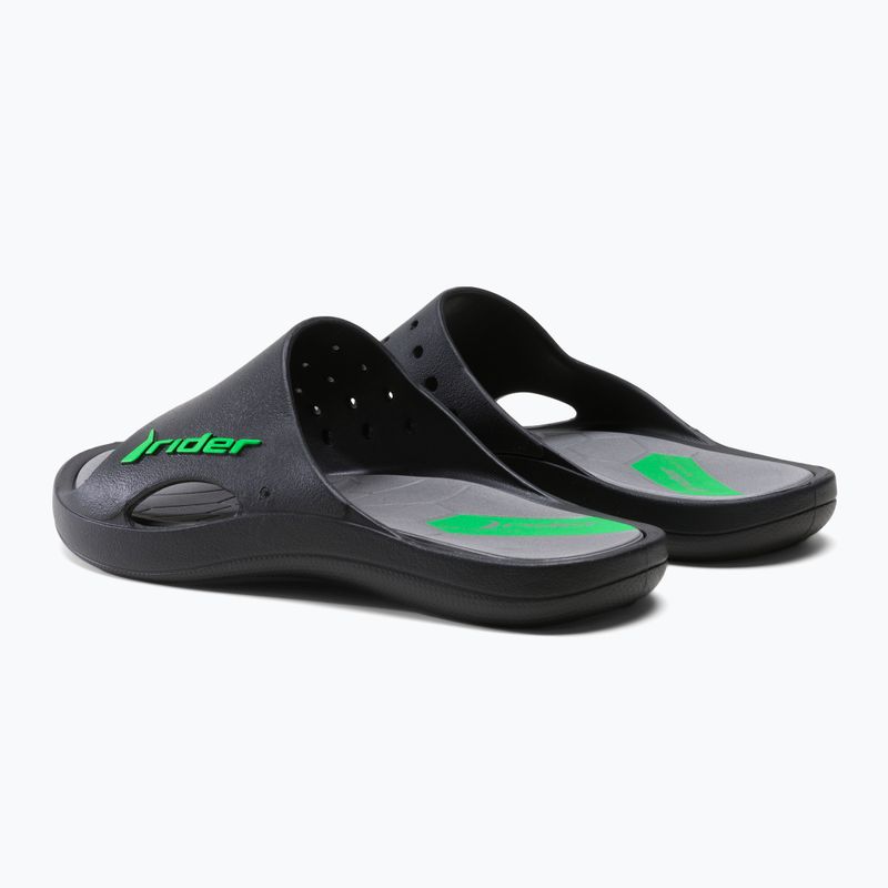 RIDER Bay X Ad nero/grigio infradito da uomo 3
