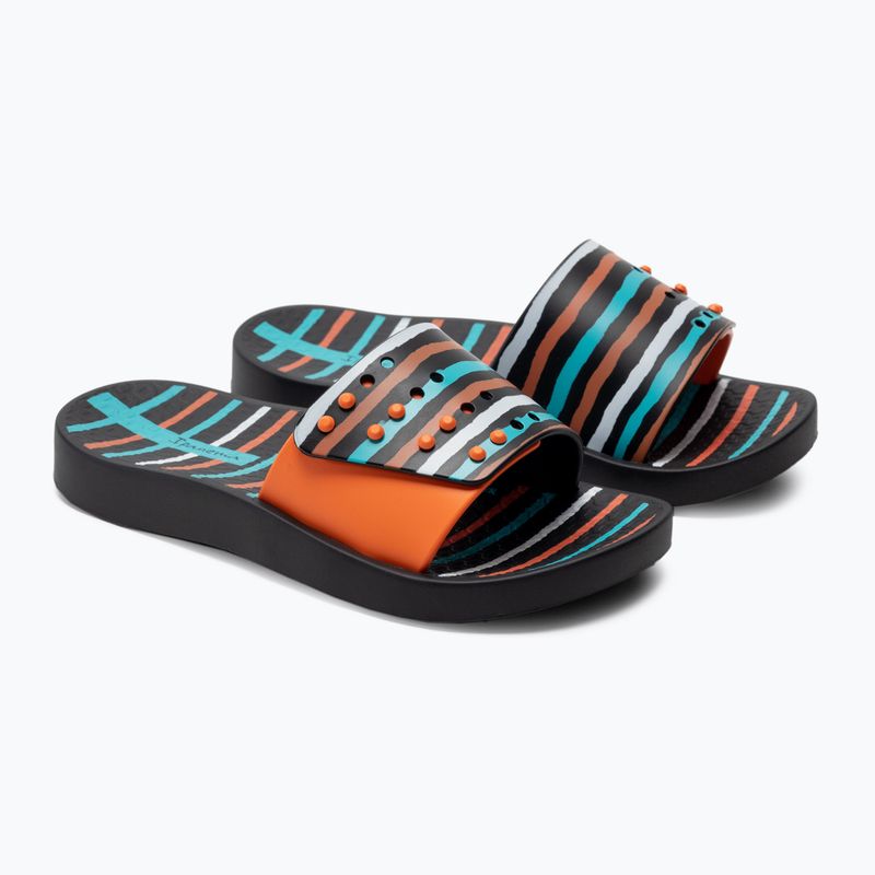 Infradito Ipanema Unisex Slide nero/arancio per bambini 5