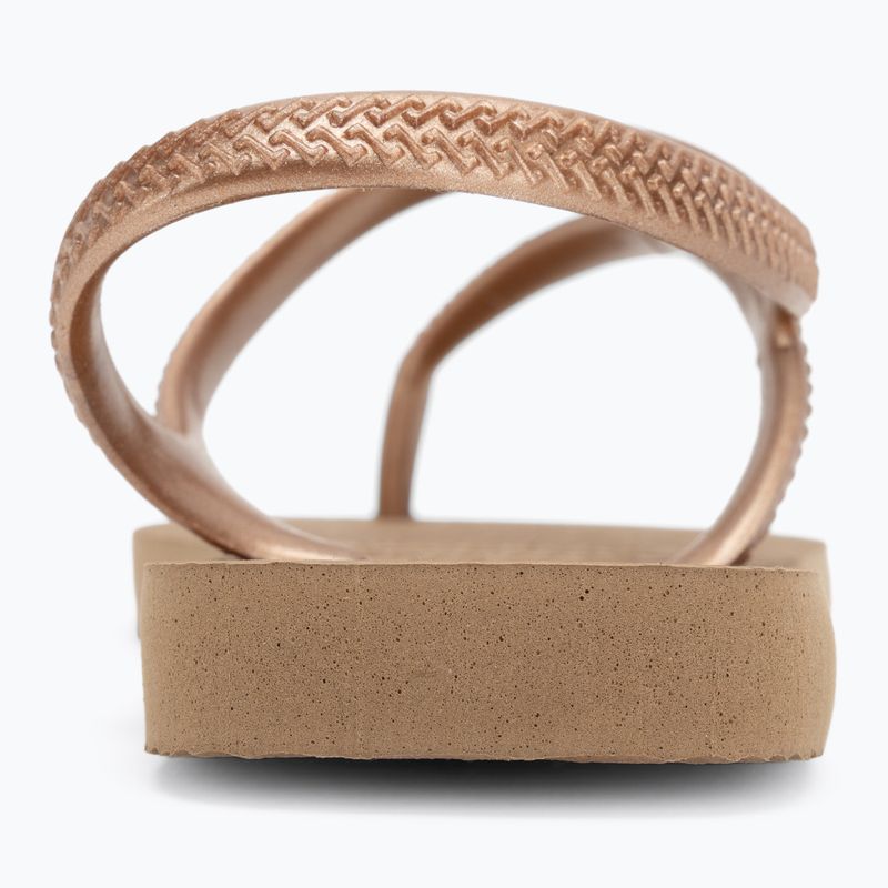 Havaianas Flash Urban sandali da donna oro rosa 6