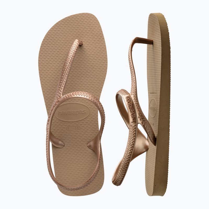 Havaianas Flash Urban sandali da donna oro rosa 4