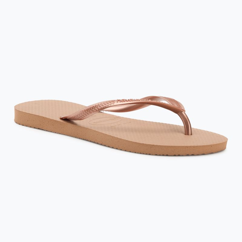 Infradito Havaianas Slim da donna oro rosa