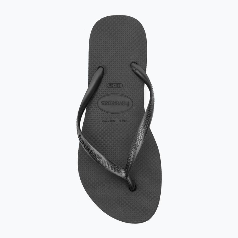 Infradito Havaianas Slim Platform donna nero 5