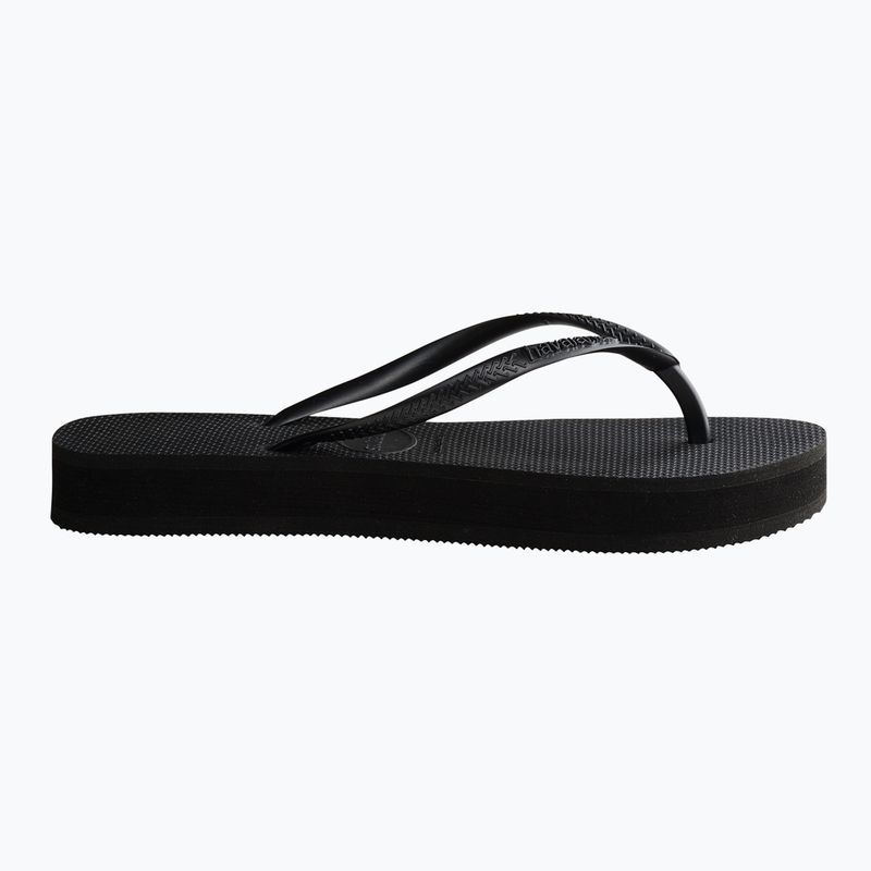 Infradito Havaianas Slim Platform donna nero 2