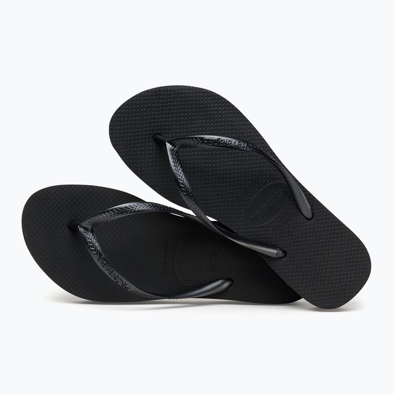 Infradito Havaianas Slim Platform donna nero 4