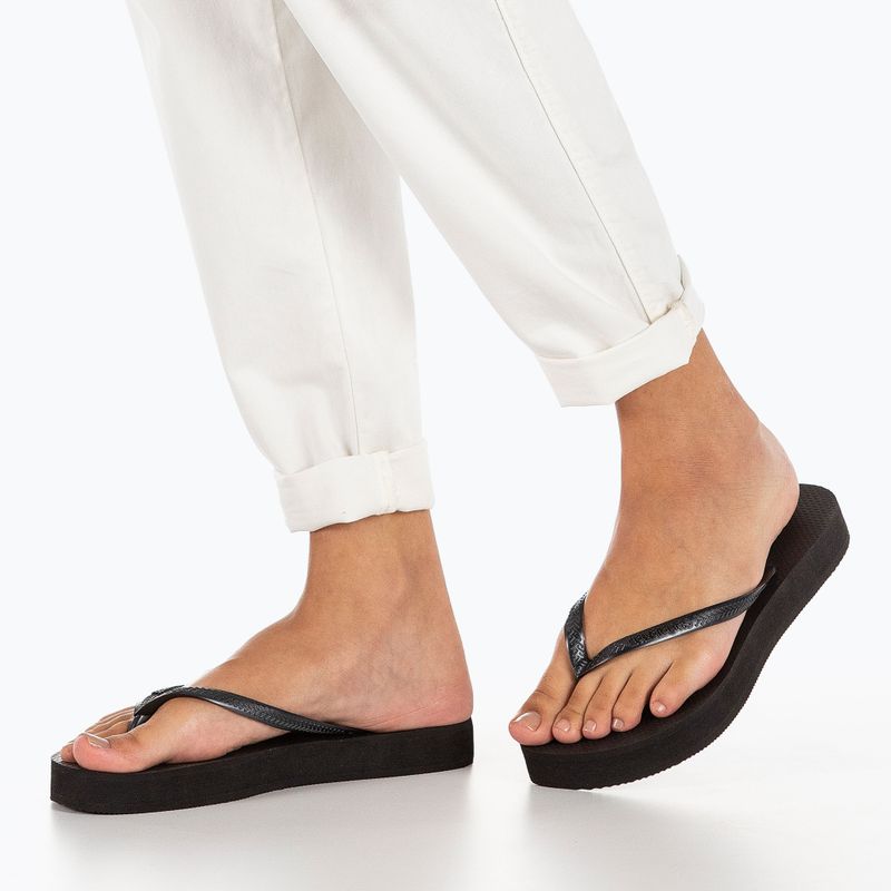 Infradito Havaianas Slim Platform donna nero 6