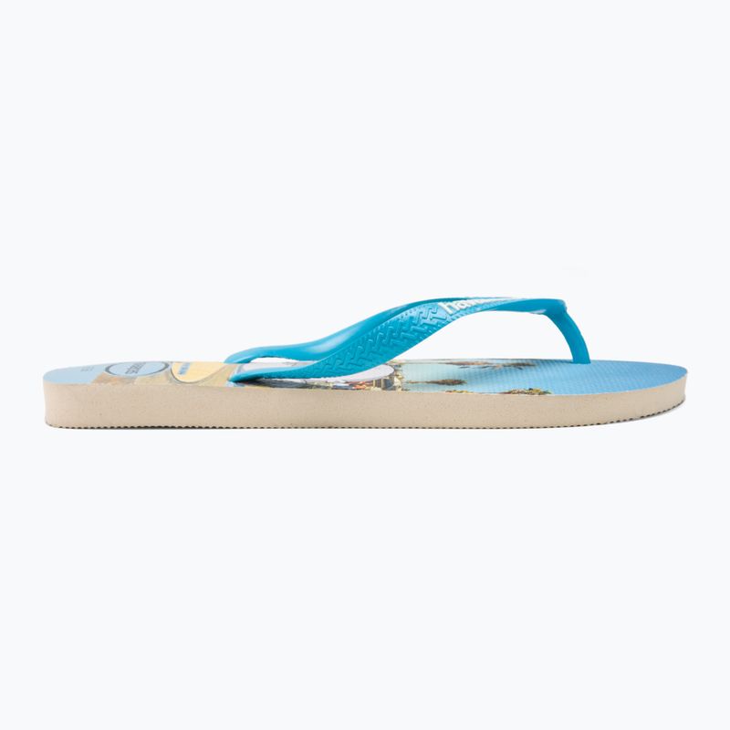 Infradito Havaianas Top Street da uomo bianco/blu 2