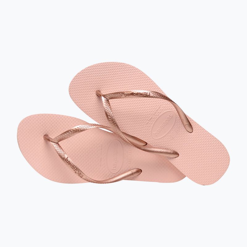 Infradito Havaianas Slim da donna rosa 10