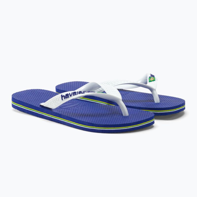 Infradito Havaianas Brasil Logo blu marino 4