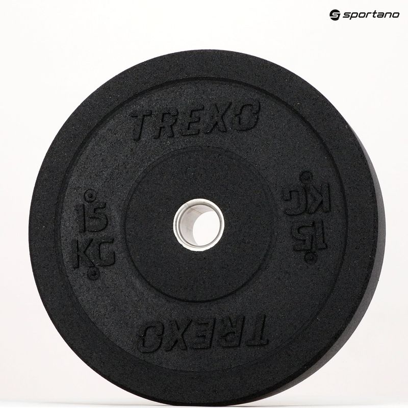 Peso olimpico XTREXO TRX-BMP015 15 kg nero 12
