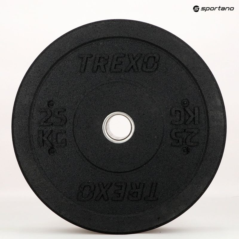 Peso olimpico XTREXO TRX-BMP025 25 kg nero 11