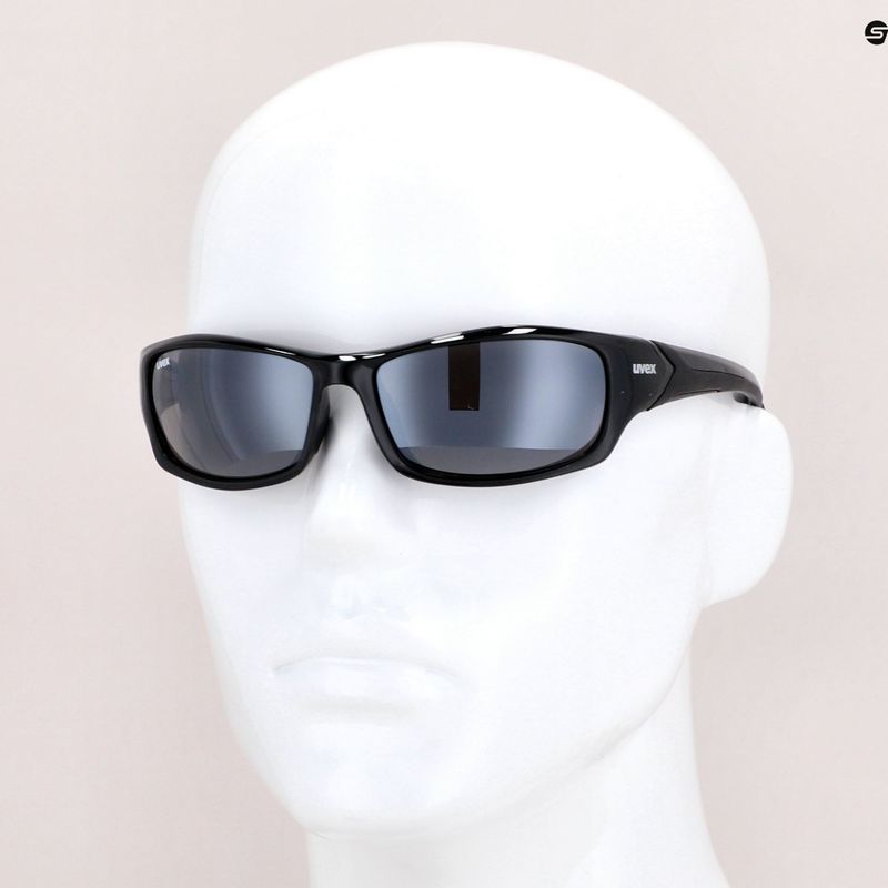 Occhiali da sole UVEX Sportstyle 211 nero/litemirror silver 6
