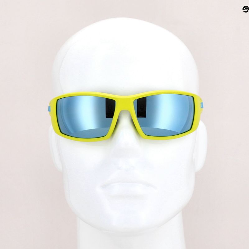 Occhiali da sole Bliz Drift multi verde lime opaco/blu fumo 10