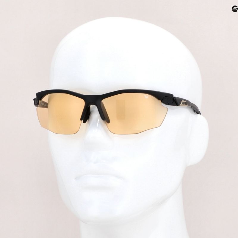 Occhiali da sole Alpina Twist Five Hr V nero opaco/arancione 7