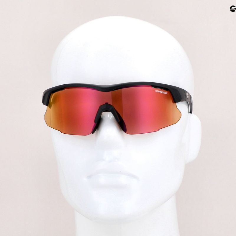 Occhiali da sole GOG Orion nero opaco/grigio/viola a specchio 7