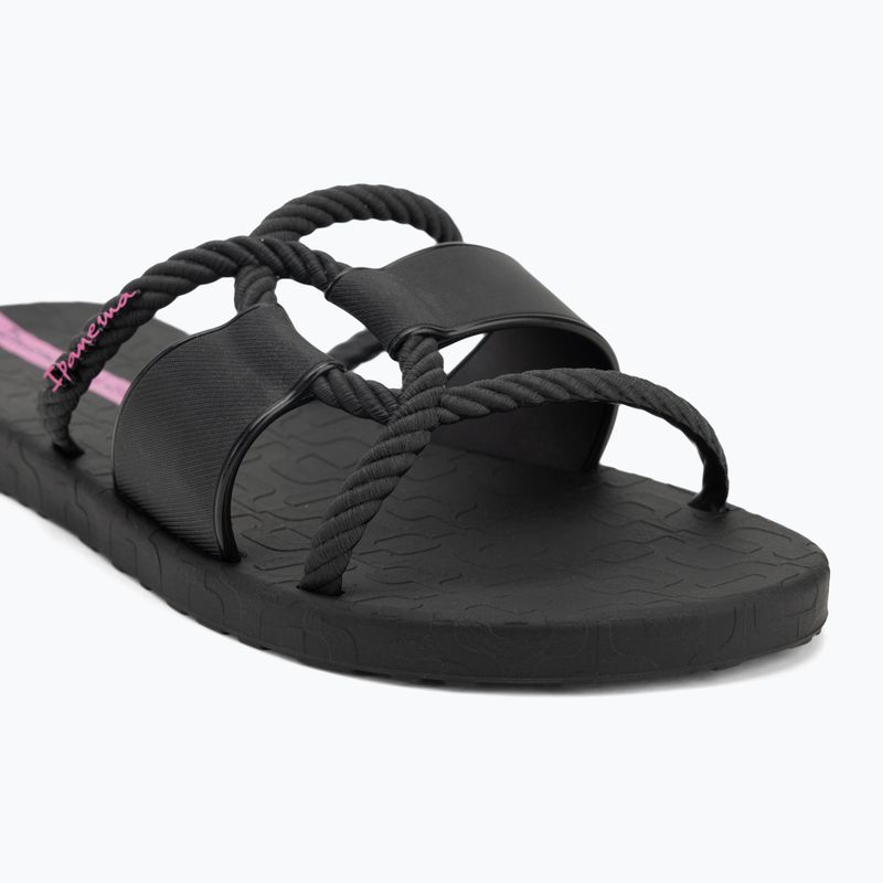 Infradito Ipanema Diversa Slide nero/lilla da donna 7