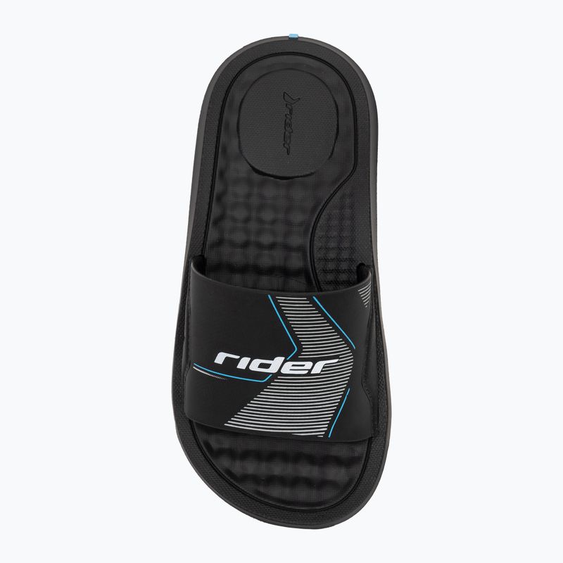 RIDER Step Slide Infradito bambino nero/grigio/bianco 5