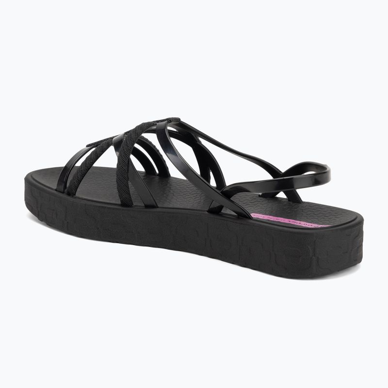 Sandali Ipanema Diversa Flatform donna nero/nero/lilla 3