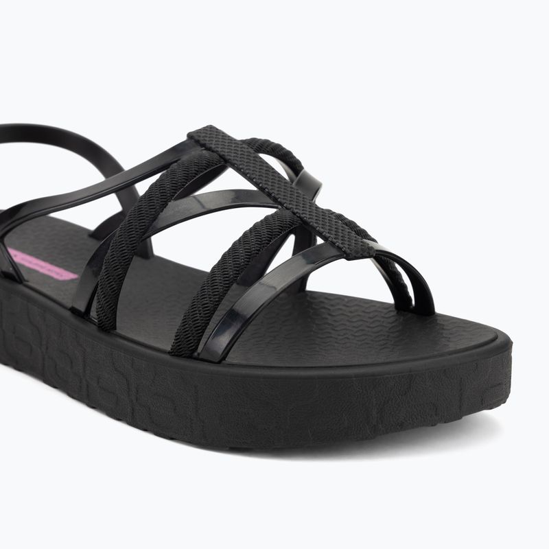 Sandali Ipanema Diversa Flatform donna nero/nero/lilla 7