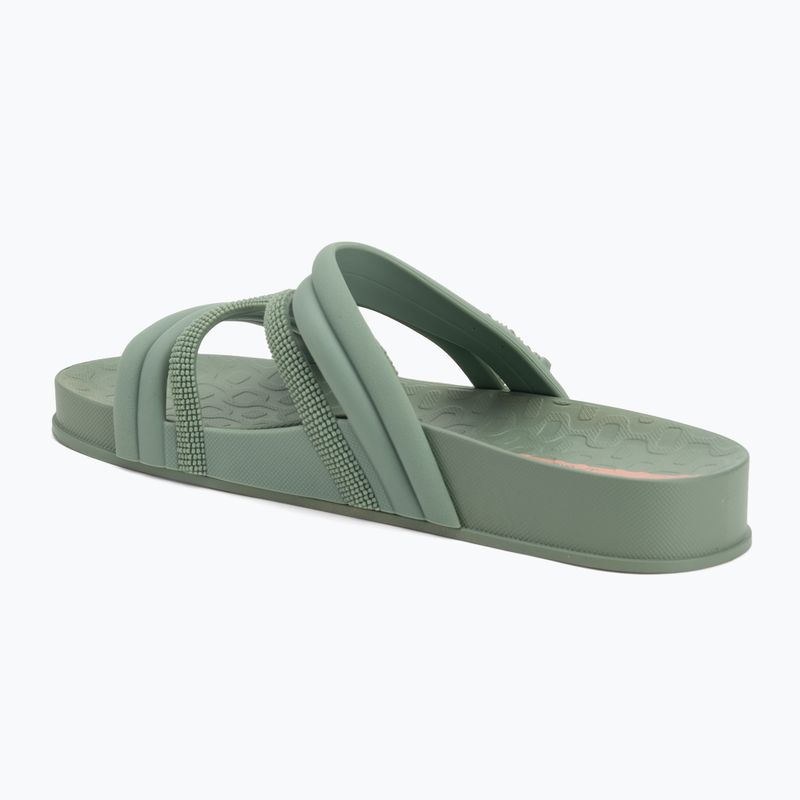 Infradito Ipanema Walk Slide da donna verde/verde/rosa 3