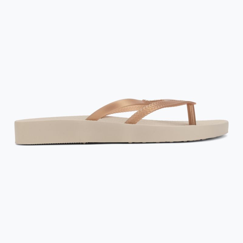 Infradito da donna Ipanema Bossa Soft V beige/gold 2