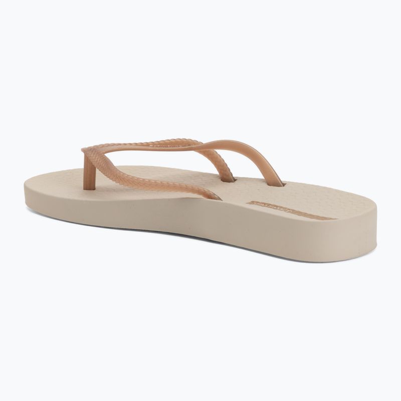 Infradito da donna Ipanema Bossa Soft V beige/gold 3