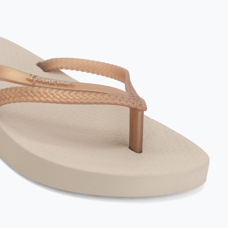 Infradito da donna Ipanema Bossa Soft V beige/gold 7