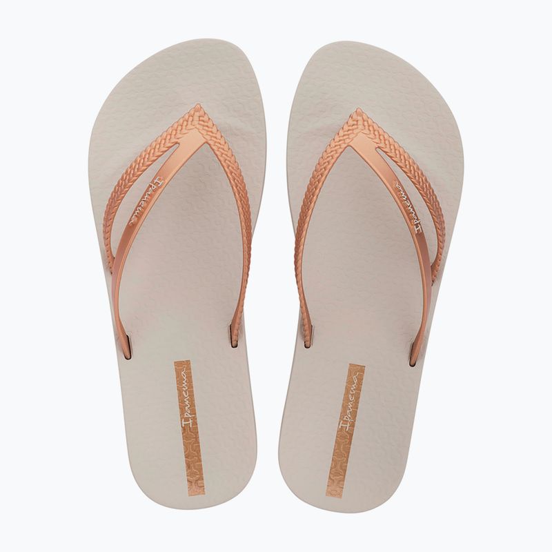 Infradito da donna Ipanema Bossa Soft V beige/gold 2
