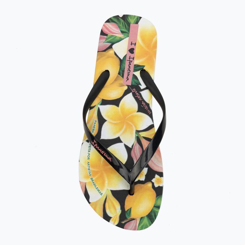 Infradito da donna Ipanema Arte black/yellow/pink 5