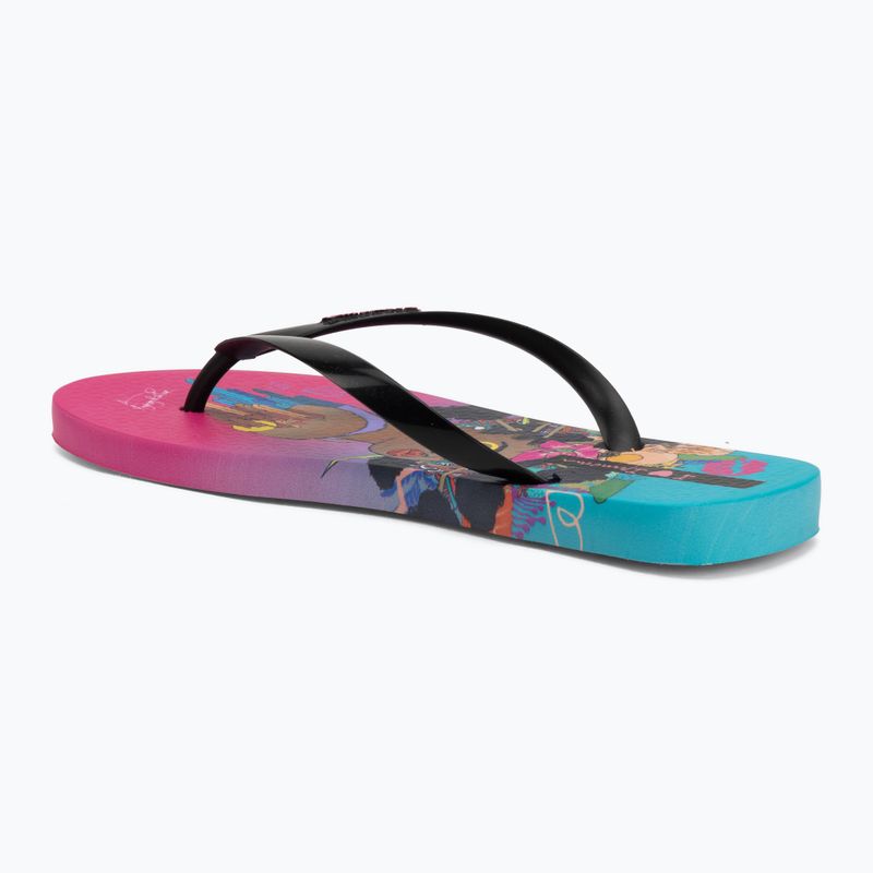 Infradito da donna Ipanema Graffiti V pink/black/blue 3