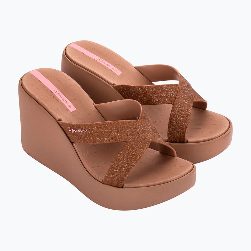 Ciabatte da donna Ipanema High Fashion II Slide brown/glitter/pink 8
