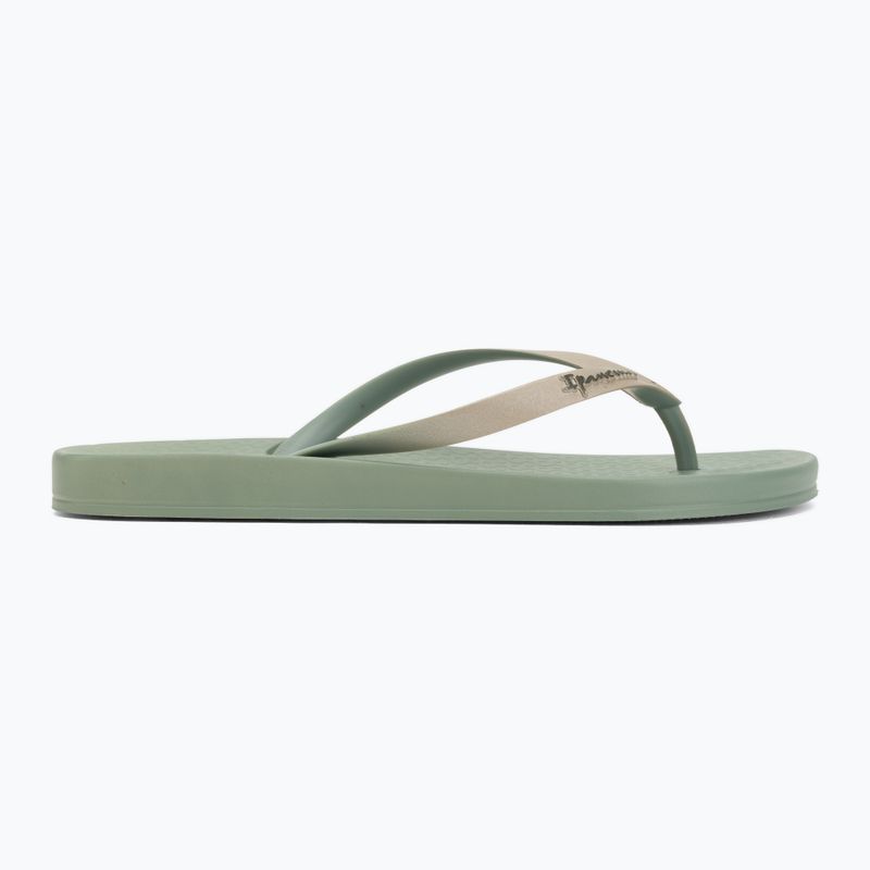 Infradito da donna Ipanema Anat Connect II green/gold 2
