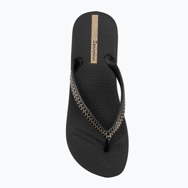 Infradito da donna Ipanema Mesh XI Plat black/black/gold 5