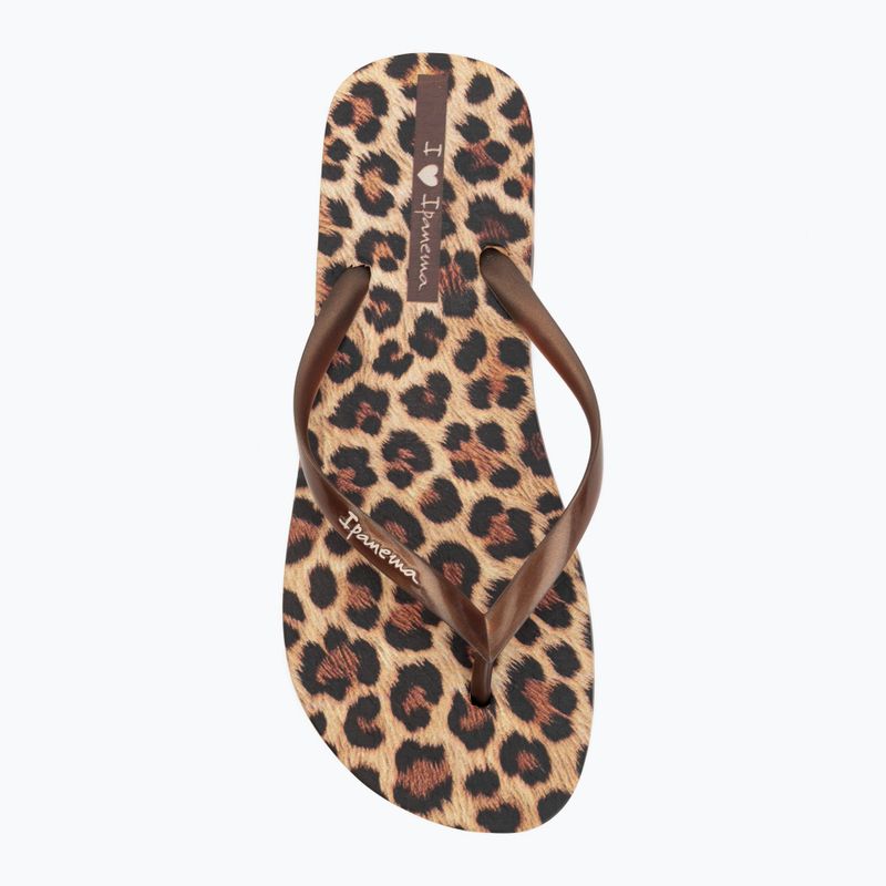 Infradito da donna Ipanema Animal Print beige/bronze/bronze 5