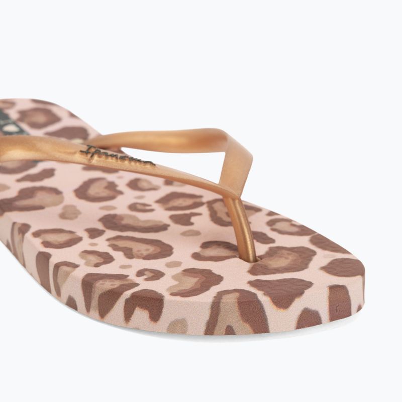 Infradito da donna Ipanema Animal Print beige/gold 7