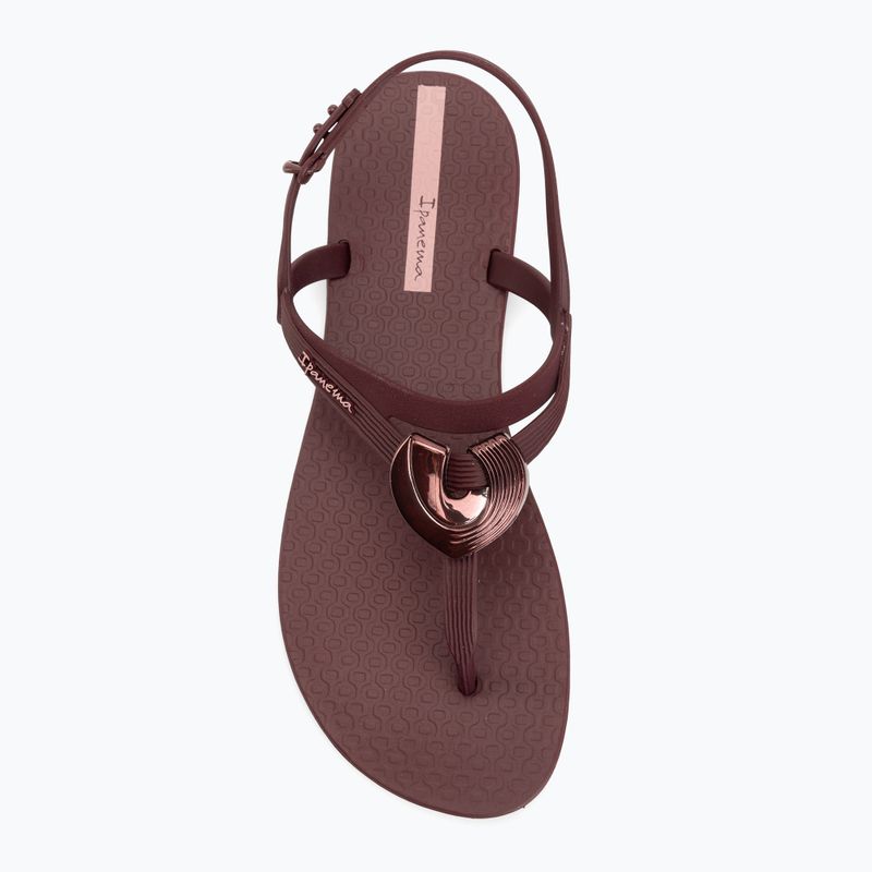 Sandali da donna Ipanema Classic Dreamy burgundy/burgundy/metallic 5