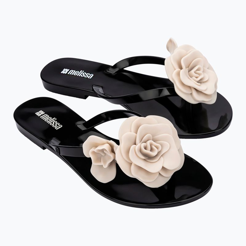 Infradito donna Melissa Harmonic Petals Ad black/beige 3