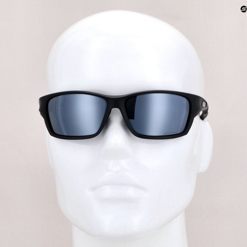 Occhiali da sole UVEX Sportstyle 232 P nero opaco/polavision argento a specchio 11