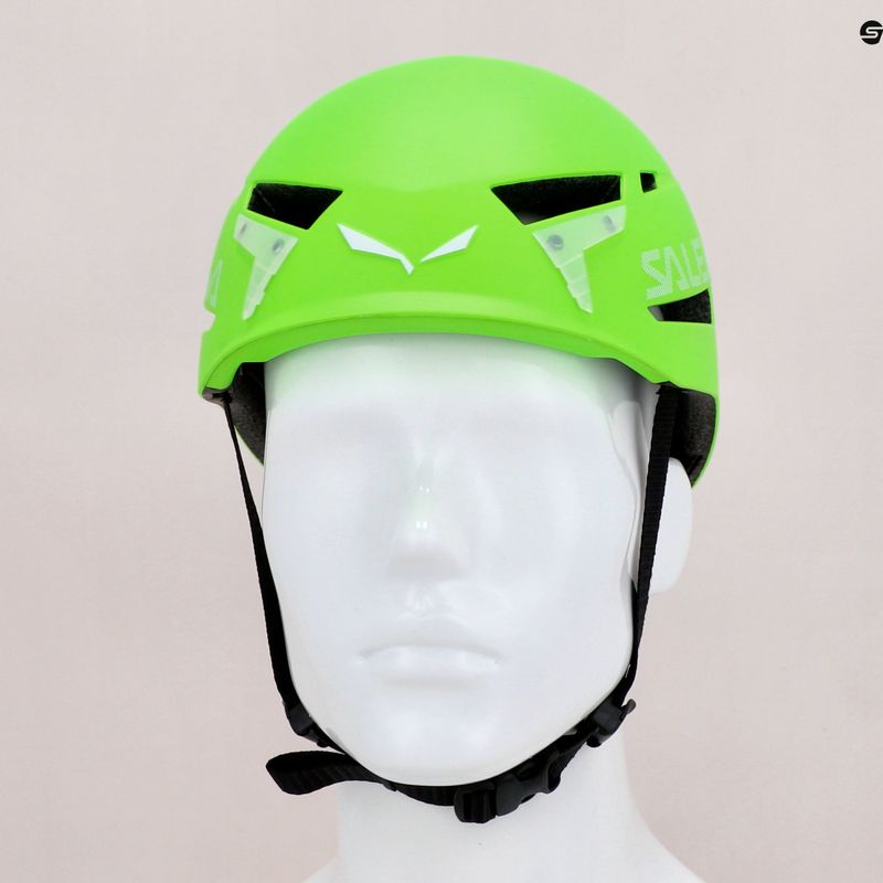 Casco da arrampicata Salewa Vega verde fluo 9