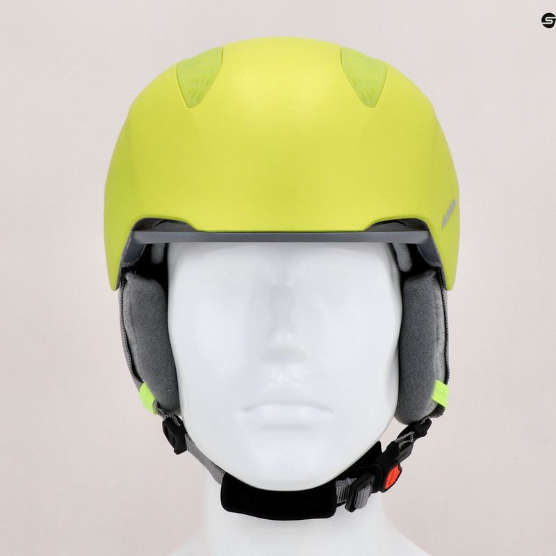 Casco da sci Alpina Grand Jr per bambini giallo neon 9