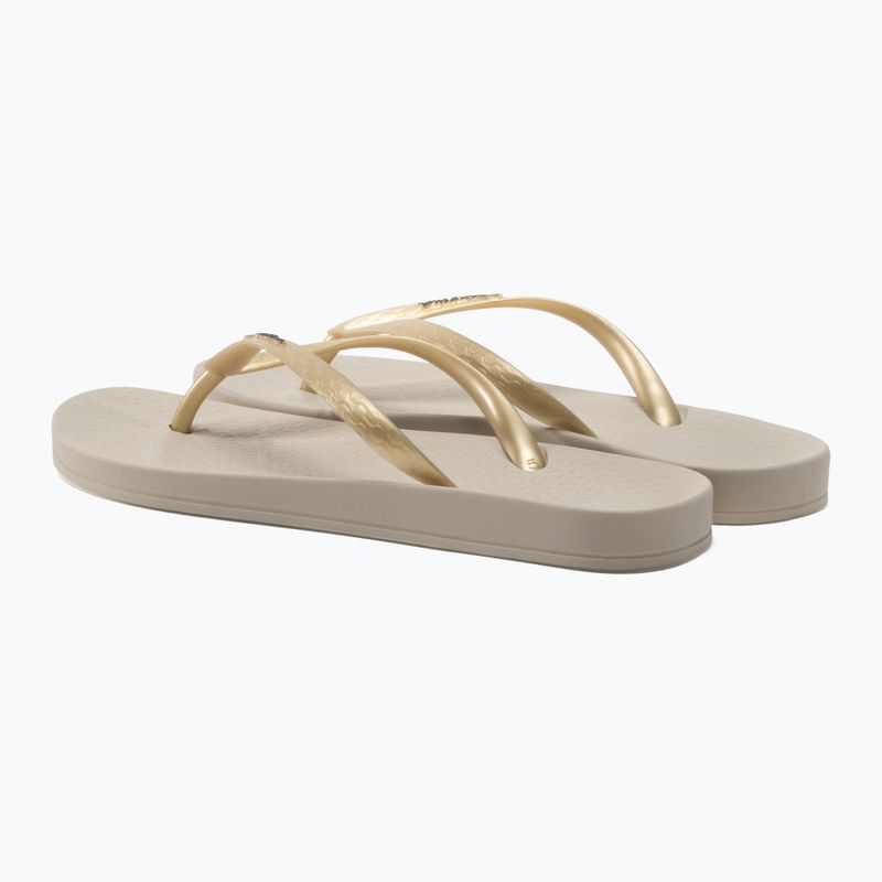 Infradito Ipanema Anat Tan beige/oro da donna 4