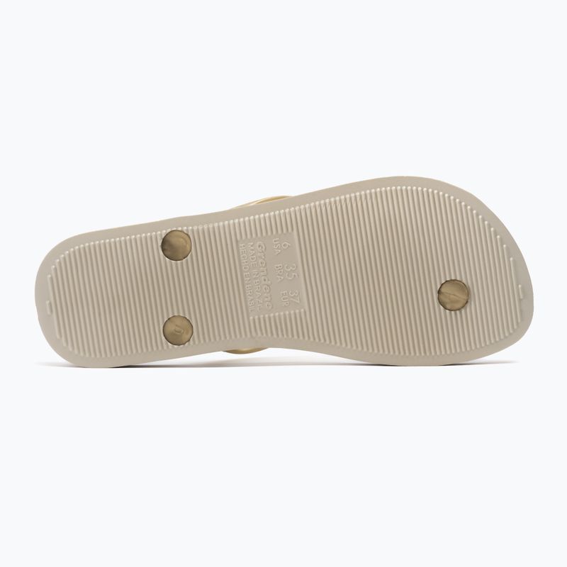 Infradito Ipanema Anat Tan beige/oro da donna 5