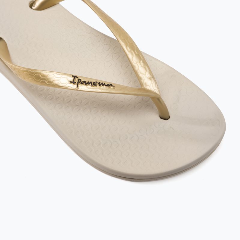 Infradito Ipanema Anat Tan beige/oro da donna 8
