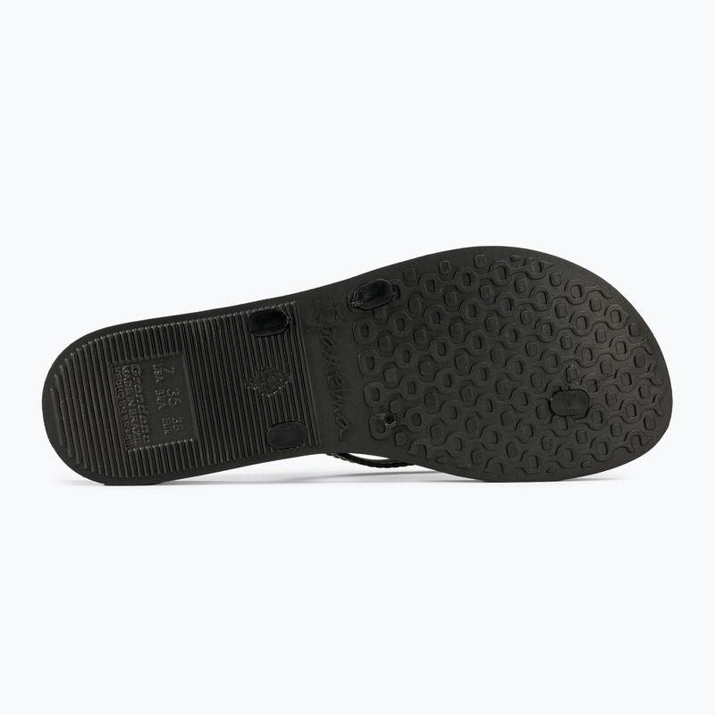 Ipanema Bossa nero/nero infradito da donna 4