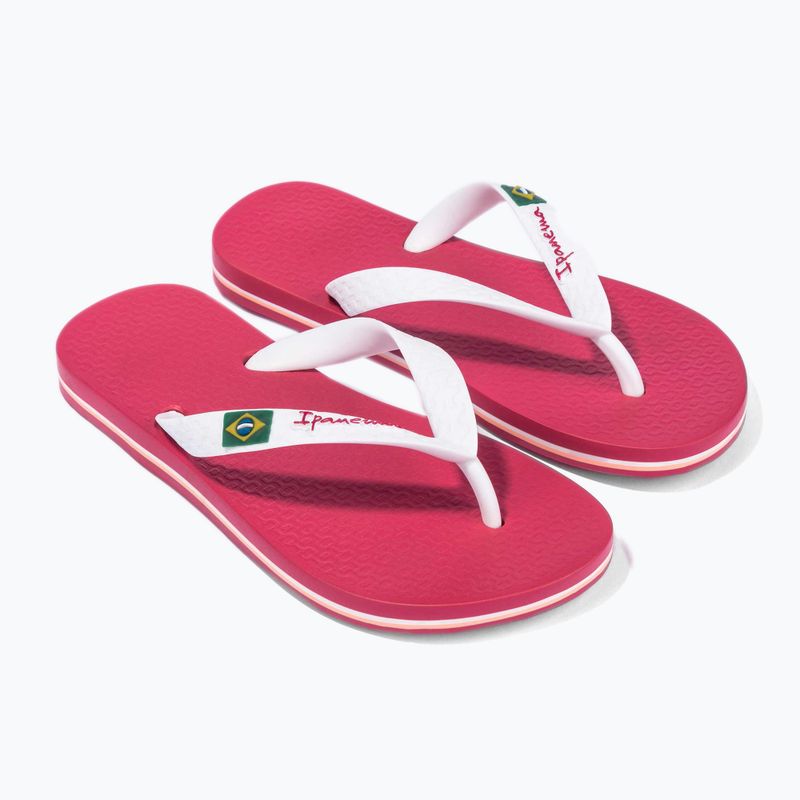 Infradito per bambini Ipanema Clas Brasil rosa/bianco 8